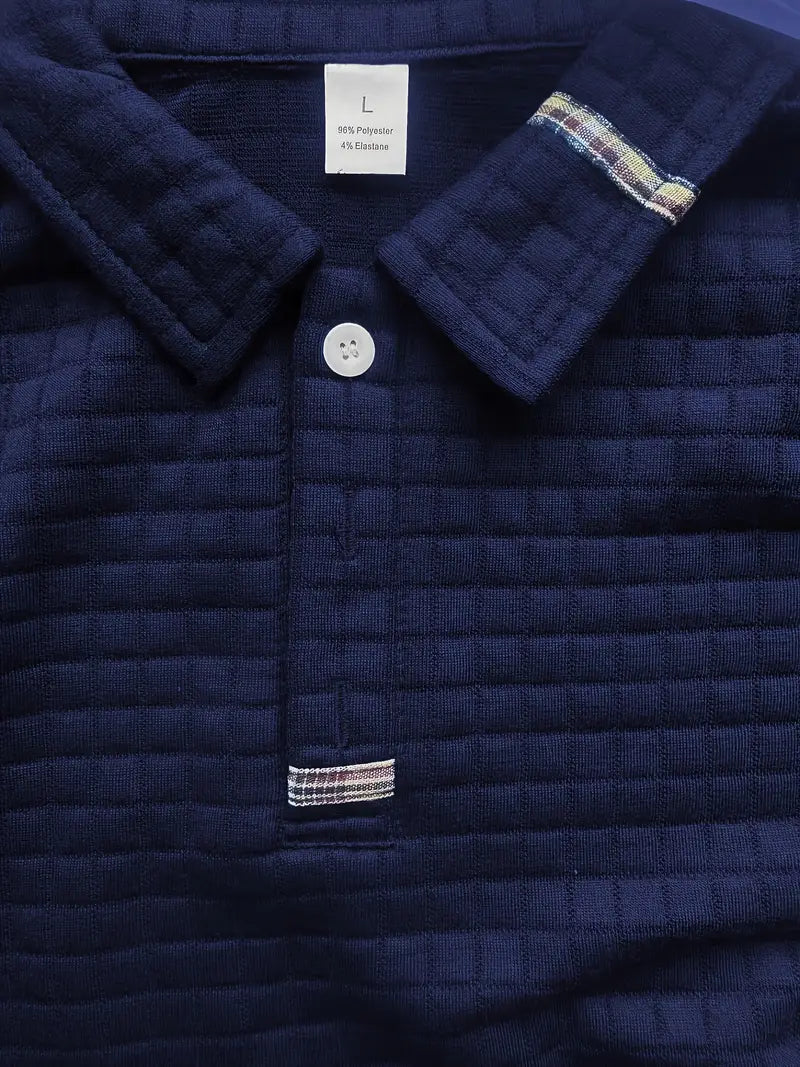 Ephraim | Textured Polo Shirt With Sleeve Pocket