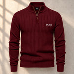 Half Zip Knit Sweater