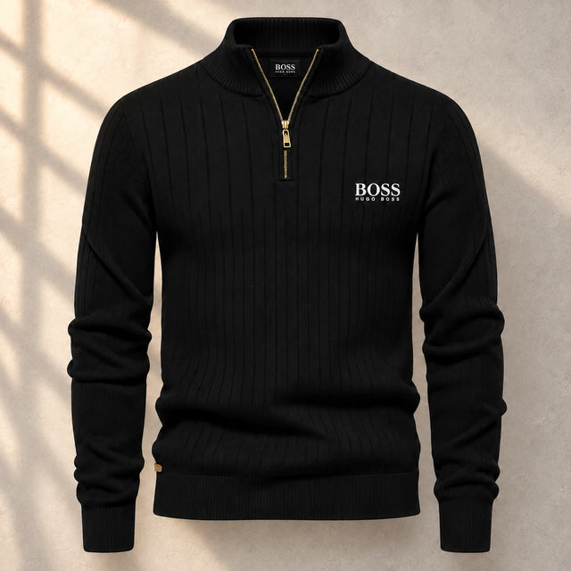 Half Zip Knit Sweater