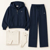 Half Zip Hooded Lounge Set