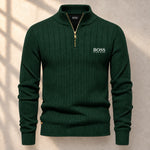 Half Zip Knit Sweater