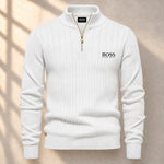 Half Zip Knit Sweater