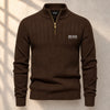 Half Zip Knit Sweater