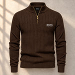 Half Zip Knit Sweater