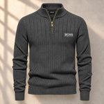 Half Zip Knit Sweater
